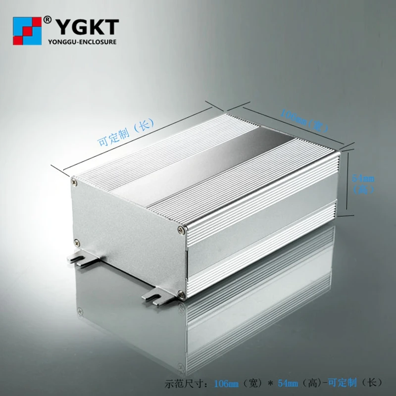 YGS 009 106*54 150 мм (W H L) электроники pcb корпус алюминиевый распределительная коробка/diy