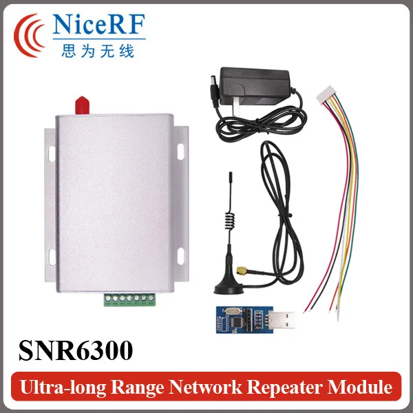 2pcs/pack SNR6300 470MHz RS485 Ultra-long Range Network Repeater Module |3W Wireless RF Module