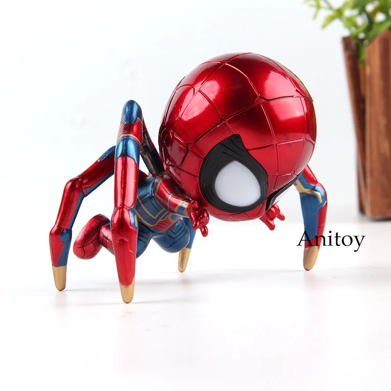 Мстители Бесконечность войны Железный паук Человек-паук фигурка ПВХ Marvel Legends Человек-паук Фигурки Коллекция игрушек для мальчиков светильник