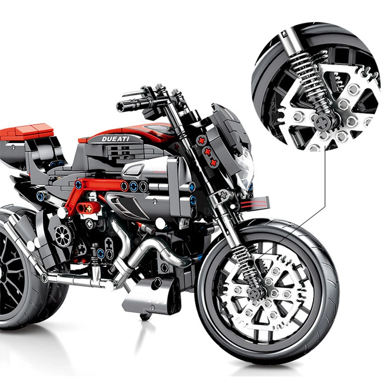 Новинка креативный эксперт Ducati Moto гоночный автомобиль наборы строительных
