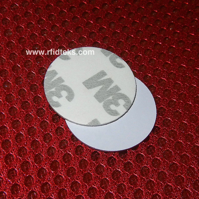 CT диаметр 25 мм RFID Монета тег жетон ПВХ NFC смарт-тег 13 56 МГц 1536 бит R/W ISO14443 с