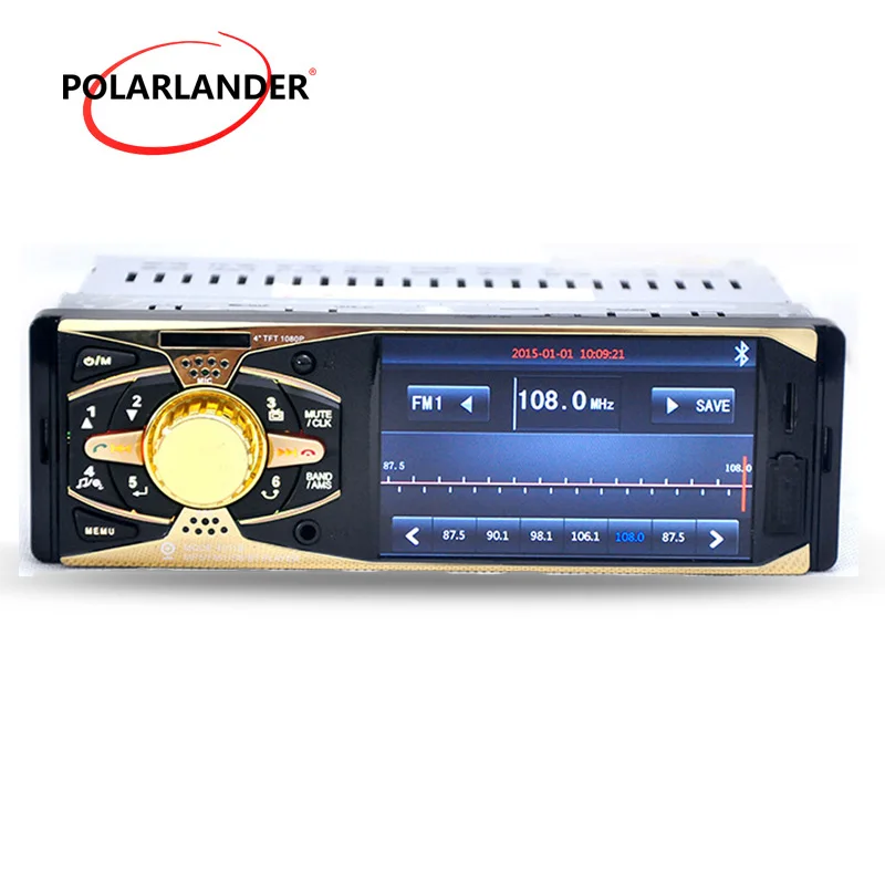 1 din 1080 P усилитель Bluetooth TF/USB FM AUX в аудио стерео 4 дюйма hd навигатор для автомобиля Mp3