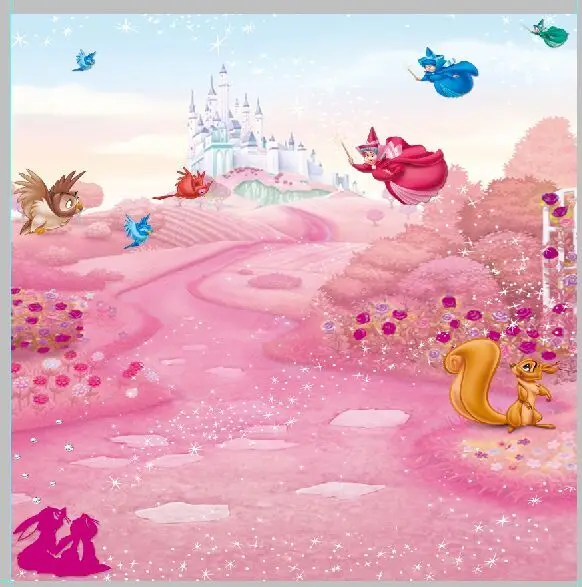 8x8 футов принцесса друг ангелы замок горы пользовательские фотографии фоны для