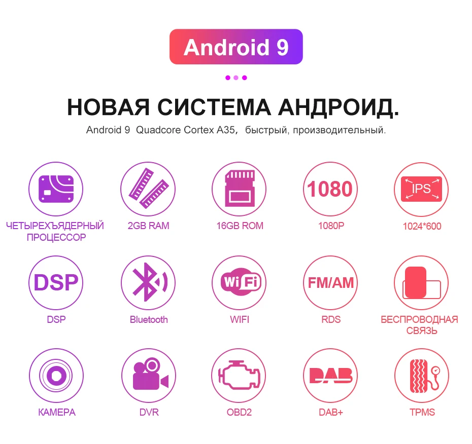 Isudar 1 Din Автомобильный мультимедийный плеер Android 9 для Alfa Romeo Mito 2008-CANBUS Авто Радио четырехъядерный Видео DVD gps система USB DVR