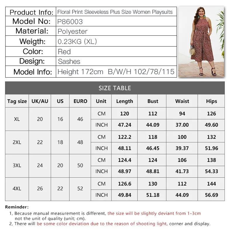 Sleeveless Jumpsuit Female Rompers Red Plus Size 3XL 4XL Women Playsuits Off Shoulder Sashes Pockets Femme Bodysuits