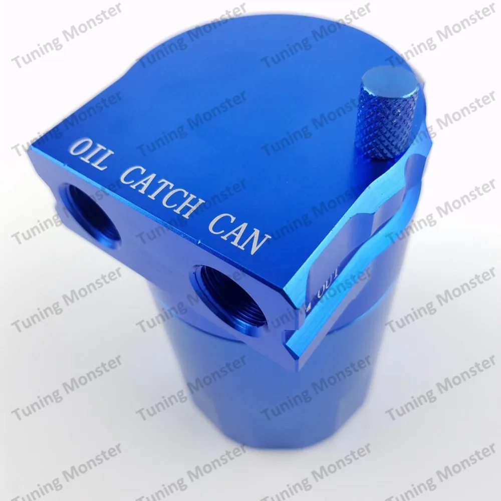 Tuning Monster Universal Baffled Aluminum Oil Catch Can Reservoir Tank / | Filter Sets