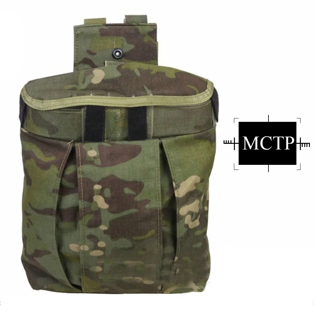 EMERSONGEAR Drop Pouch тактическая дампа Сумка Molle подсумок военный страйкбол армейский Инструмент Mag Drop Pouch Мультикам EM9042 - Цвет: MCTP