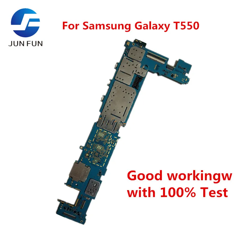 Оригинальный разблокированный материнская плата JUN FUN для Samsung Galaxy Tab A 9 7 T550