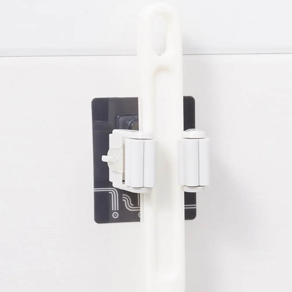 Mop Clip Broom Storage Holders Seamless Sticky Clamp Organizer Rack Wall Hanging Hooks | Дом и сад