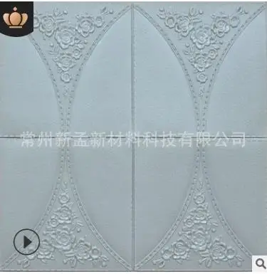 silver 3D самоклеющиеся поролоновые наклейки на стену мягкая сумка персонализированные декоративные настенные обновления анти-столкновения звуковые insulation-74 - Цвет: silver