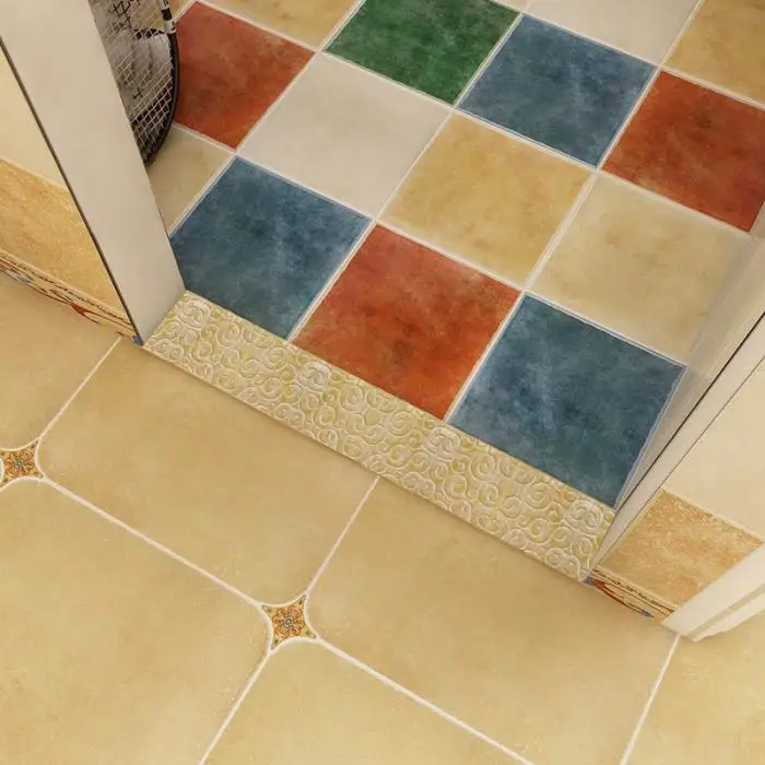 Мода DIY Фреска домашний наземный декоративный 15x100 см порог каменная наклейка самоклеющаяся плитка наклейка s@ LS ST07