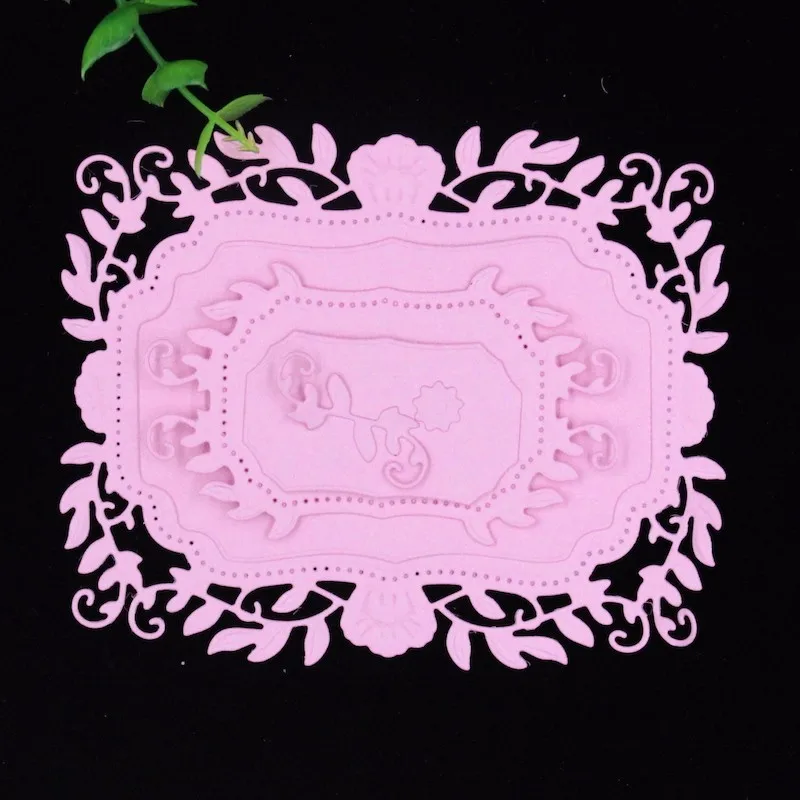 6 шт./компл. металлическая рамка с цветами трафареты для пресс-формы DIY