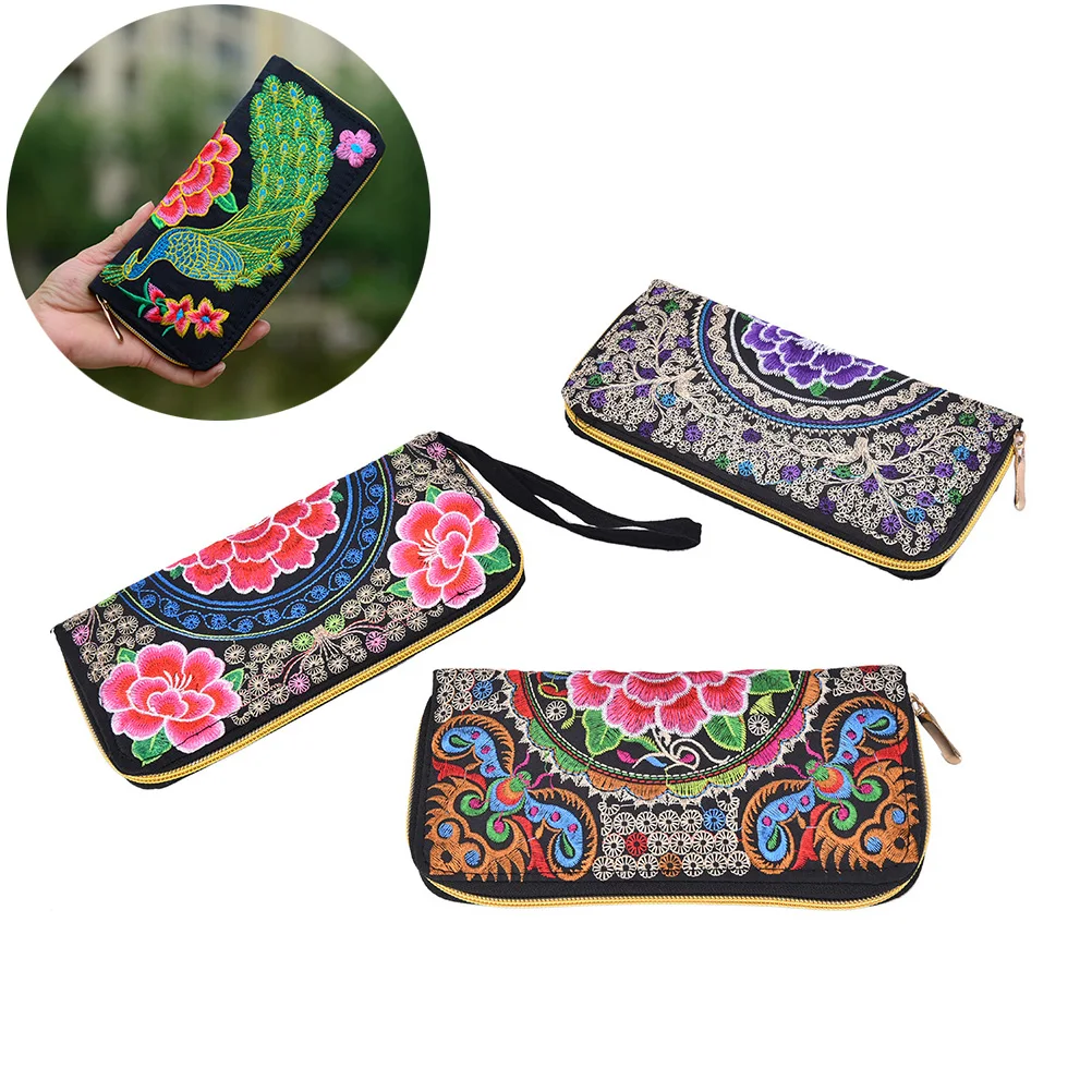 1 шт. вышивка каймы кошелек винтажный Национальный изысканный ручной работы