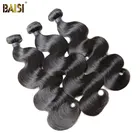 Волосы BAISI 8A бразильские, волнистые, 3 пряди, 100% человеческие волосы для наращивания