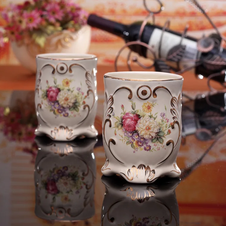 Европейский дворец пять частей высокое качество керамической ванной набор