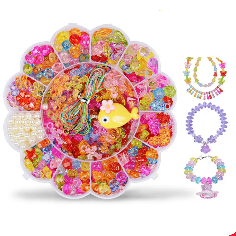 

Zhenwei 350 pcs Pop DIY Snap Beads Jewelry Fashion Kit Bracelet Educational Kid Necklace Toy Craft Gifts For Girls