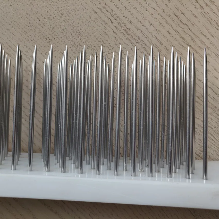 1 шт./мешок белый hackle для волос с 100 шт. иглой гребня|Крюковые иглы| |