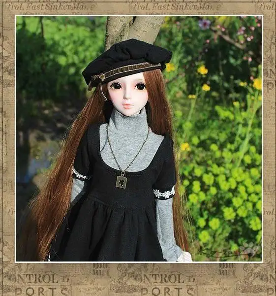 Костюм черного платья маргаритки (5 шт.) для куклы BJD 1/4 1/3 SD16 Кукла SD MSD CWB39 | Игрушки