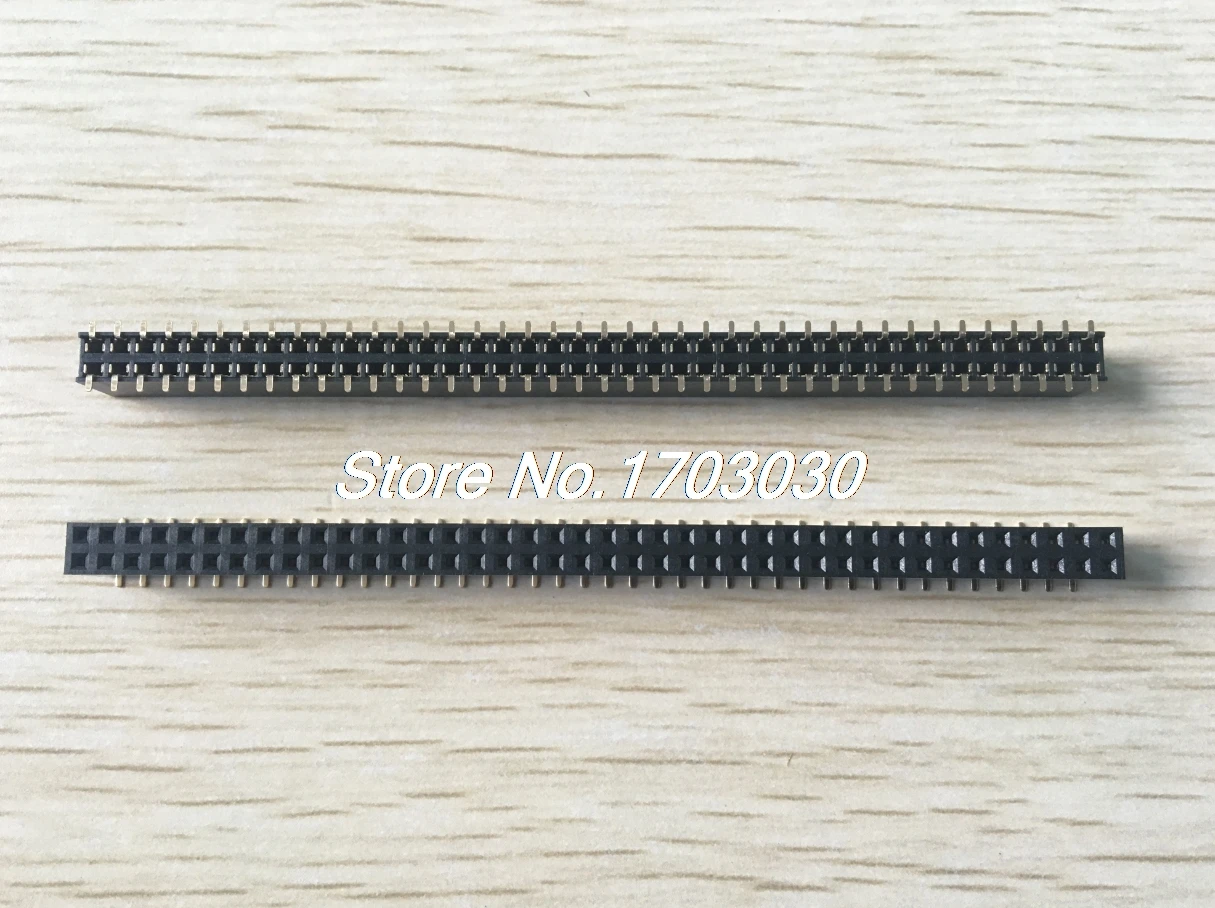 

10 шт Позолоченные SMT 2,54 мм Breakable Female Pin Header 80pin Dual Row