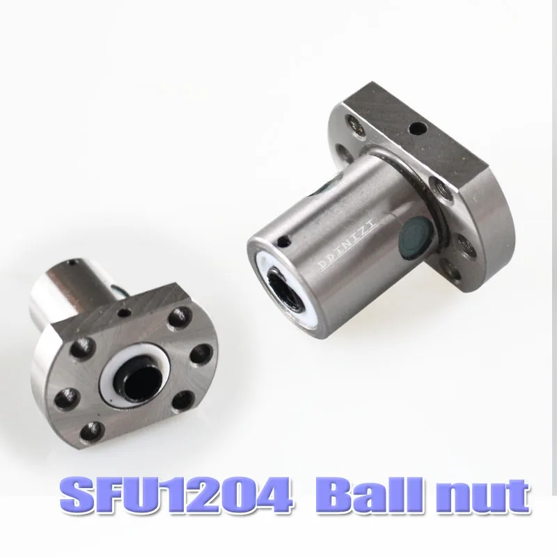 SFU1204 свернутый шариковый винт C7 с 1204 фланцем одинарная шариковая гайка для BK/BF10 конец механической обработки CNC части RM1204