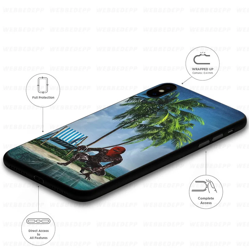 WEBBEDEPP Kodak черный мягкий силиконовый чехол для iPhone 11 Pro Xr Xs Max X или 10 8 7 6 6S Plus 5 5S SE Case |