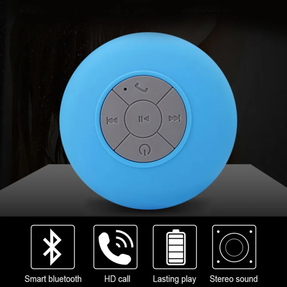 Беспроводная Bluetooth-Колонка на присоске водонепроницаемая для ванной кухни душа