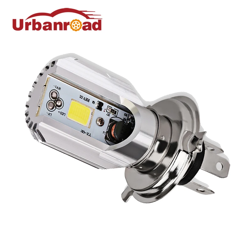 Urbanroad 6000K 12V светильник для скутера H4 Hs1 светодиодная лампа мотоцикла h4