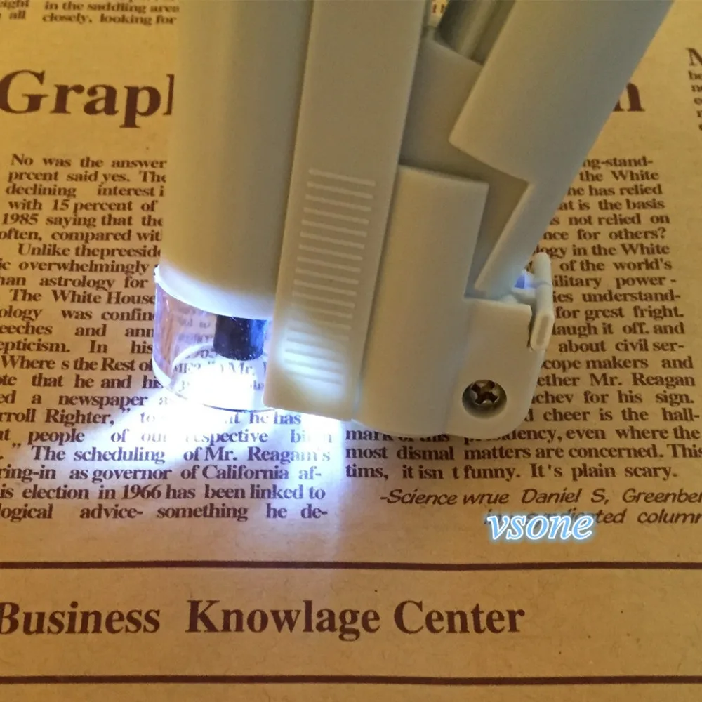 Складной мини микроскоп со светодиодной подсветкой 150x|mini microscope|magnifier with lightmagnifier
