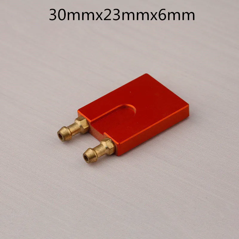 

1PC Aluminum ESC Water-cooled Plate ESC Cooling Heat Sink with M5 5mm Water Nozzle for DIY RC Brushless Jet Boats Spare Parts