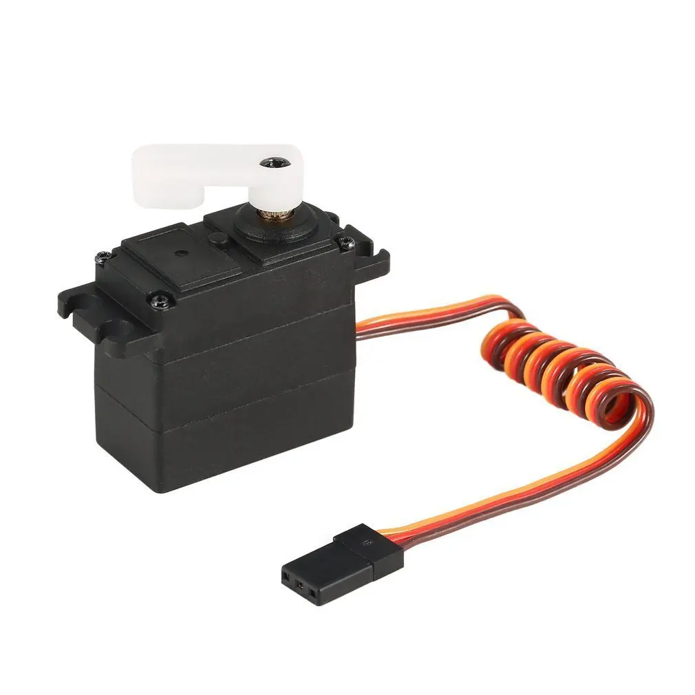 Металлический Шестерни Servo 4 8 6 V 3 провода JR Разъем для 1/12 Feiyue FY 01 02 03 RC автомобиль