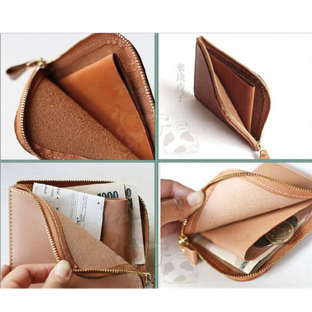 DIY Кожа ремесло простая сумка на молнии Кошелек высечки Нож Форма ручной станок