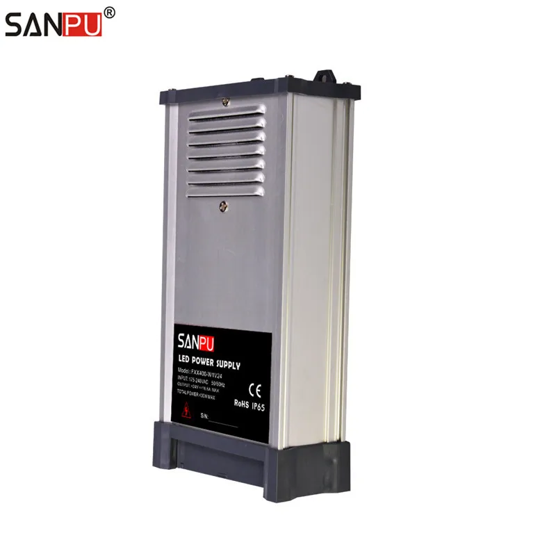 SANPU SMPS 400 Вт 24 В Светодиодный источник питания непромокаемый переключатель