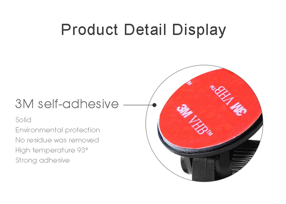 Yi Dash Cam крепление на 360 градусов вращение 3 м липкий коврик Крепление для Yi Dash камера автомобильный держатель камеры