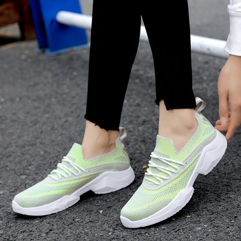 LEMAI Fashion Summer Women Sneakers Breathable Mesh Casual Shoes Woman Slip-on Ballerina Flats creepers moccasins 35-42 | Обувь