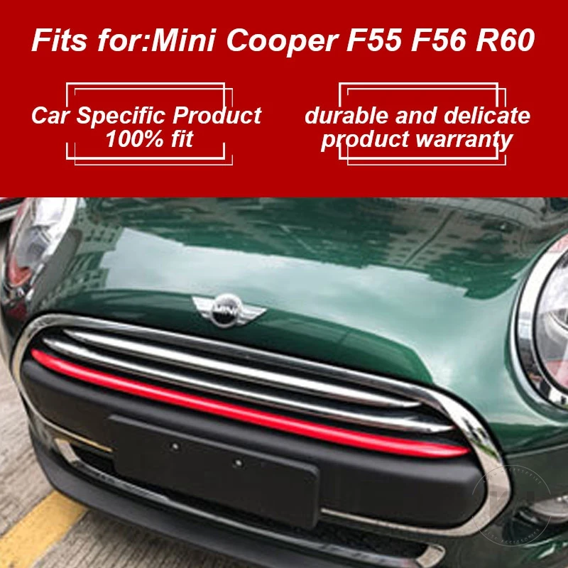 Для Mini Cooper F55 F56 R60 передняя решетка радиатора декоративная крышка полоса