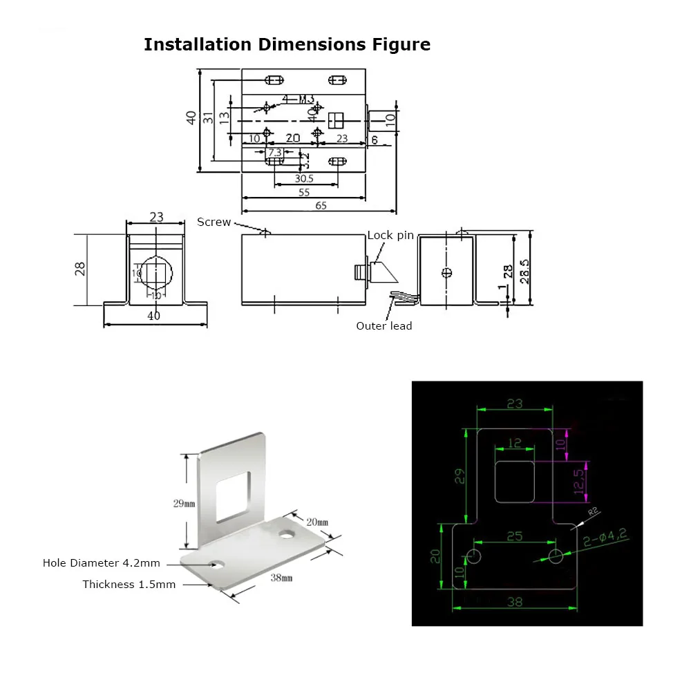 Электрозамок для двери шкафа 24 В | Обустройство дома