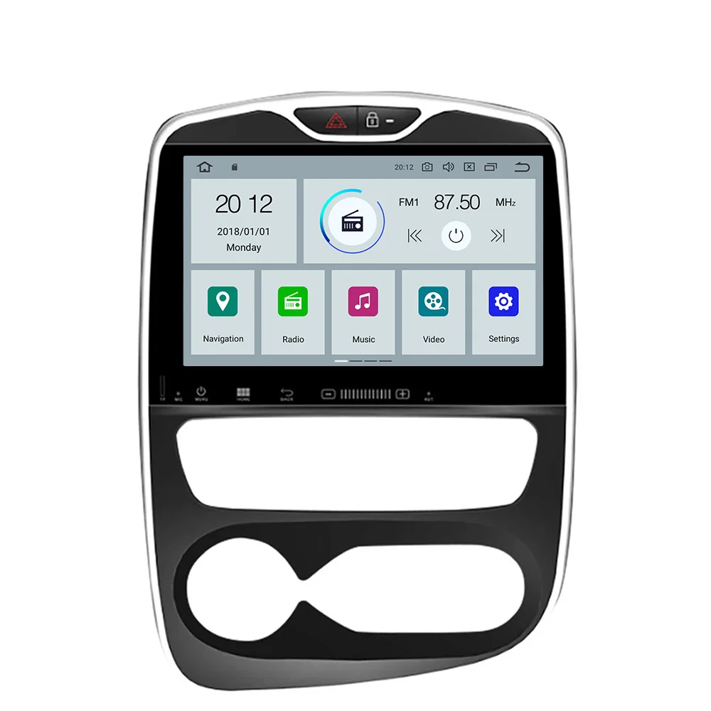 10 1 &quotHD Android 9 0 Автомобильный GPS стерео для Renault Clio 2013 2014 2015 2016 2017 2018 Авто Радио FM RDS