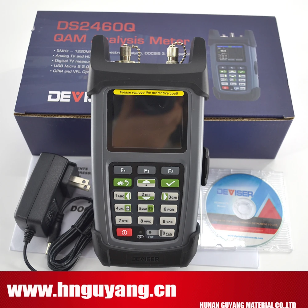 Deviser DS2460Q catv QAM Измеритель для анализа быстрого спектра встроенный