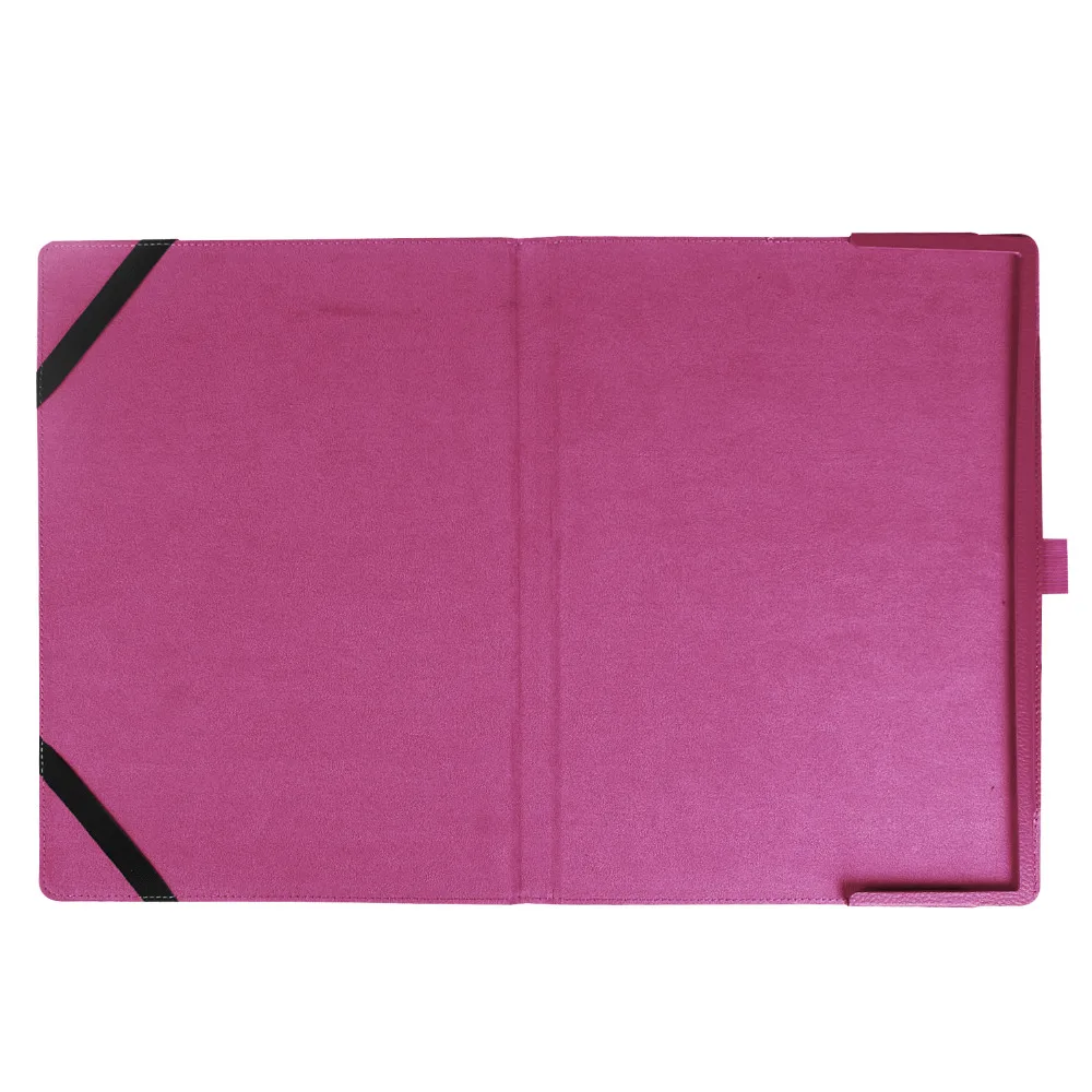 Ультратонкий чехол из зернистой искусственной кожи с подставкой и клавиатурой