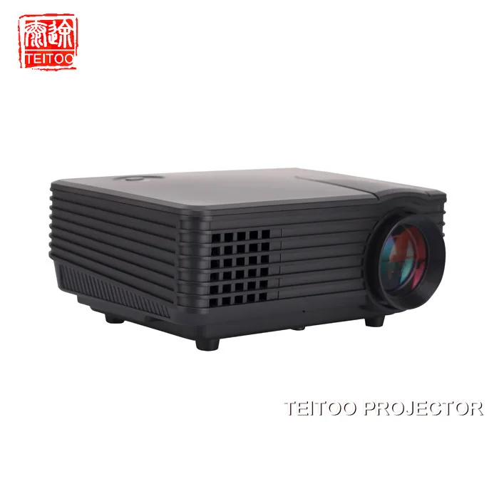2000 люмен Мини Портативный проектор HD домашнего кинотеатра мини светодиодный для
