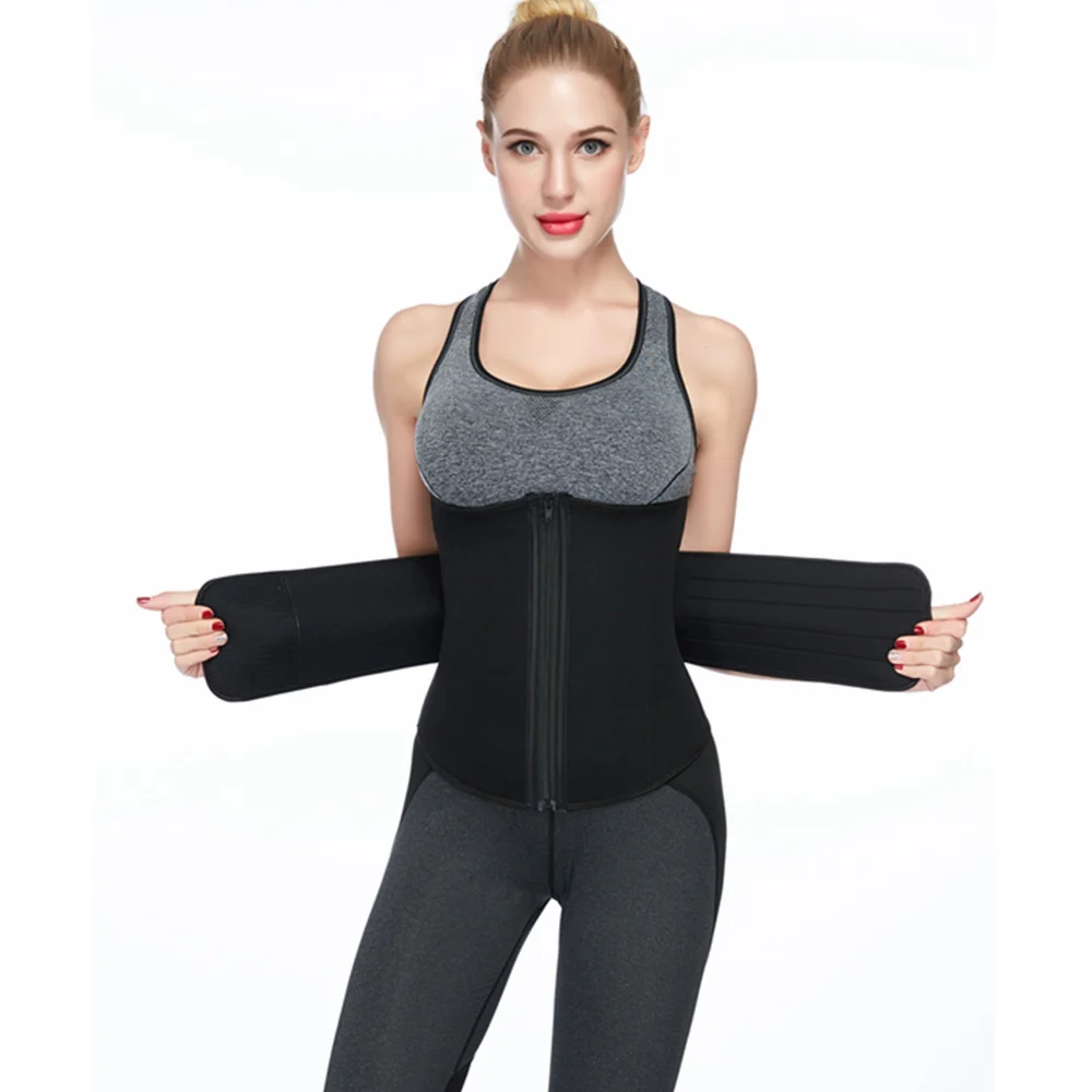 Черный Серый неопреновый корсаж корсет животик пояс утягивающий тонкое