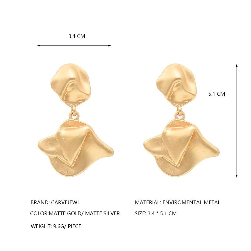 Carvejewl metal wind earrings simple unique abstract Captain cap pendant drop dangle fashion Hiphop wholesale jewelry | Украшения и
