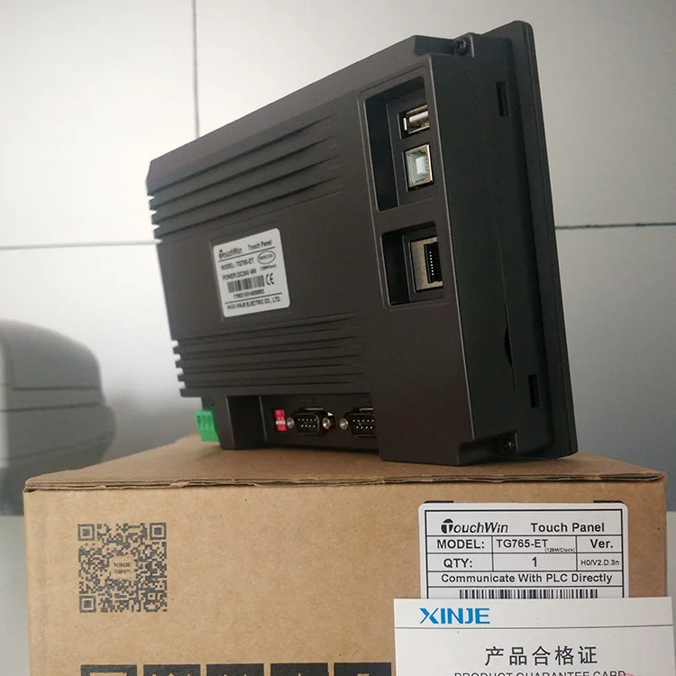 XINJE HMI 7 &quotЦветная TFT MTG765-UT 7-дюймовая сенсорная панель (совместима с большинством