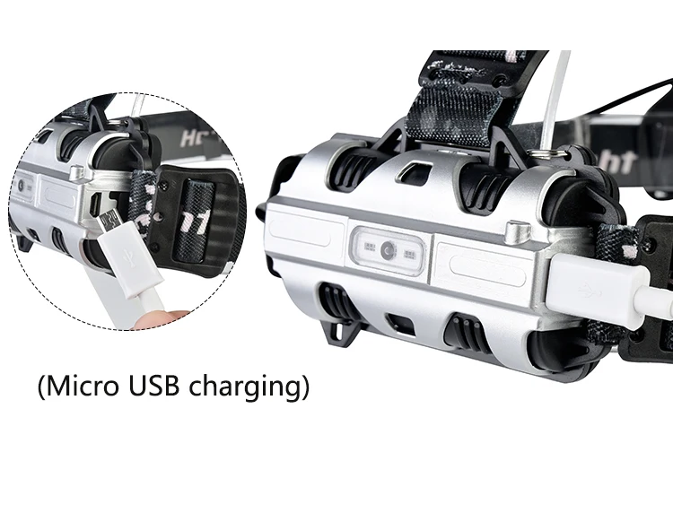Головной светильник USB Перезаряжаемый налобный фонарь T6+ 4* XPE светодиодный налобный фонарь желтый и синий светильник вспышка светильник фонарь Lanterna с зарядным устройством