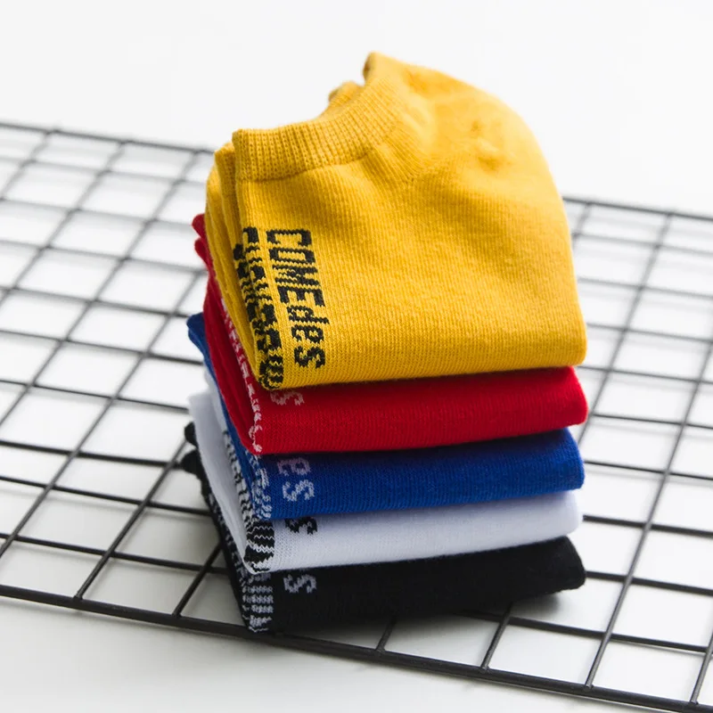 Jeseca/носки с буквенным принтом для деловых мужчин Хлопковые мягкие дышащие