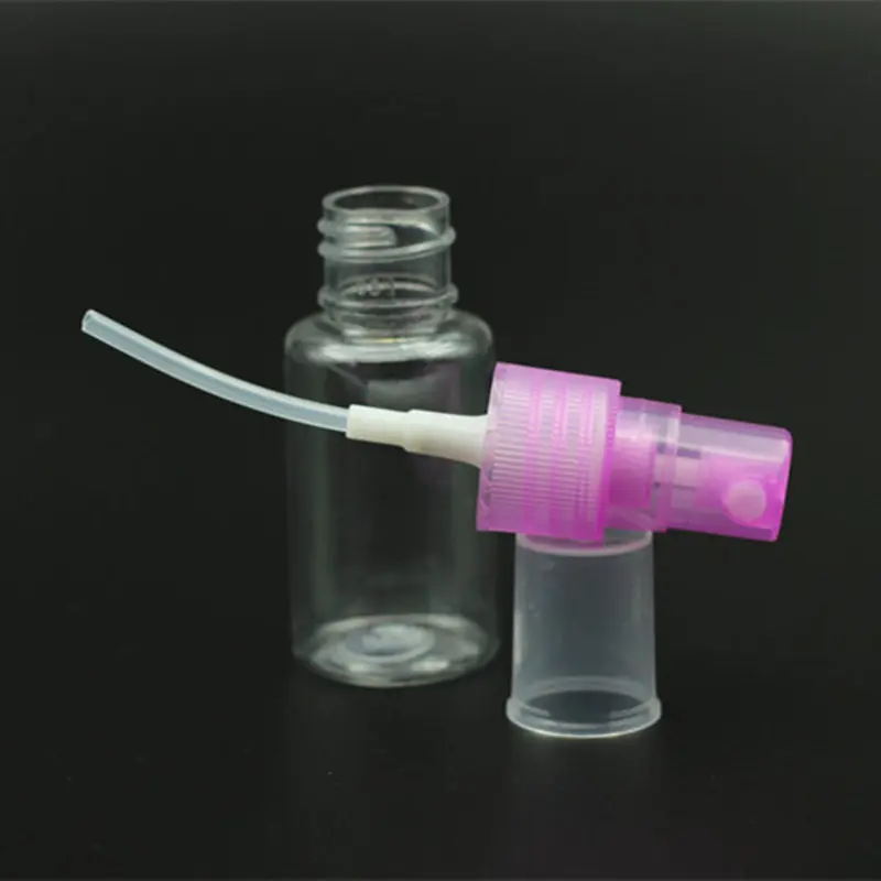 100 шт./лот 15 мл прозрачная пластиковая бутылка спрей многоразовый флакон для