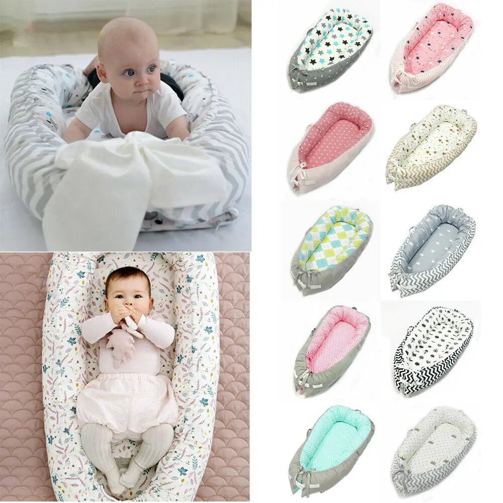 Принт Babynest съемное детское гнездо кровать спальное хлопковое мягкое Babynest кроватка дорожная кровать кроватка для новорожденного путешествия кровати