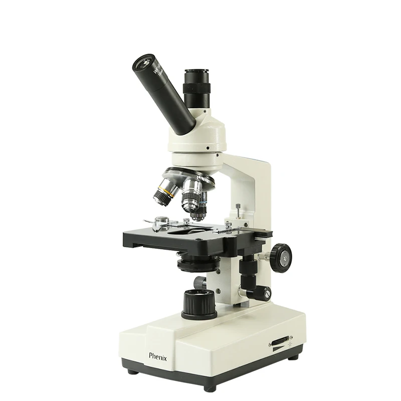 Монокулярный Биологический микроскоп 110 В переменного тока 1600 крат Для карантина