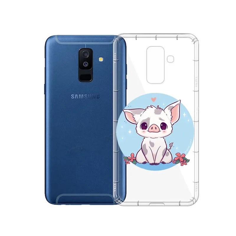 Забавные милые мягкие силиконовые чехлы из ТПУ для Samsung S6 S7 S8 S6Edge S8Plus NOTE9 2 3 4 5