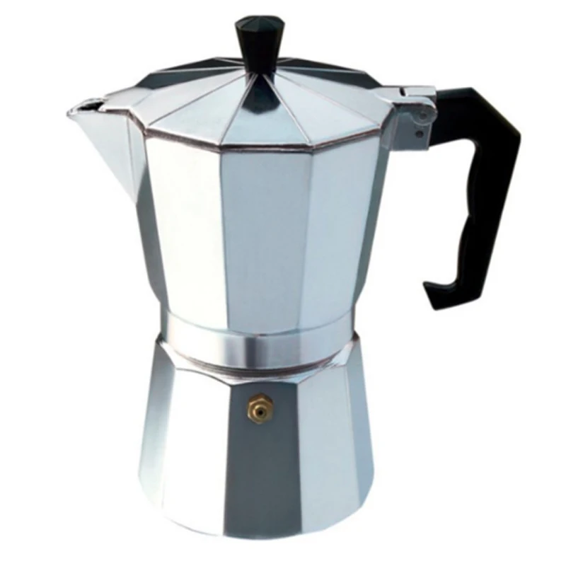 1pcs Aluminum Coffee Maker Stovetop Cafeteira Espresso Percolator Mocha Coffee Pot 50/100/150/300/450/600ml